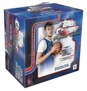 25-26 Topps Chrome TC Paper Value/Mega/Hanging Box/Glow Carte da basket NBA Star Card Blind Box Carte sportive Scatola sigillata originale - Product Image 1