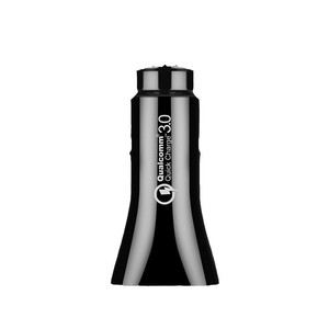 Dual Port 38W Car Charger With PD And Qc3.0 Fast Charging For Mobile Devices In White And Black - Product Image 5