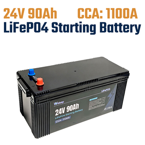 Ắc quy khởi động hiệu suất cao 24V90Ah 1100CCA với Bluetooth thông minh, khởi động khẩn cấp, dành cho xe tải hạng nặng & tàu cá - Product Image 1