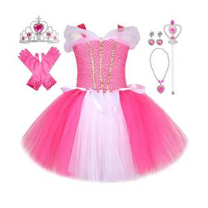 Productos Populares 2026, Vestido de Princesa Aurora para Niñas, Disfraz Infantil para Fiestas de Cumpleaños y Actuaciones - Product Image 1