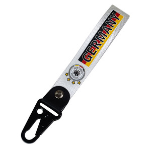 Porte-clés en tissu pour les équipes nationales de football du Brésil, d'Argentine, de France, du <span class=keywords><strong>Portugal</strong></span>, d'Espagne, des Pays-Bas, fabriqué en Chine - Product Image 3