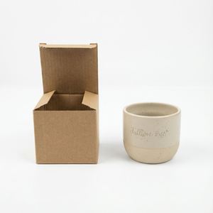 Wholesale Custom Logo Matte Finish Ceramic Mugs Speckled Matte Handless Clay Tea Coffee <b>Cups</b> for Home Office Restaurant Bulk - Product Image 6