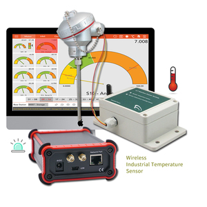 Pt100 rtd iot capteur de température industriel sans fil thermocouple k type pt100 transmetteur de température LAN - Product Image 1