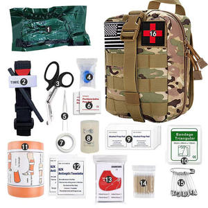 Precio barato personalizado 220 piezas al aire libre equipo de supervivencia de emergencia con bolsa de primeros auxilios Molle regalos para hombres - Product Image 6