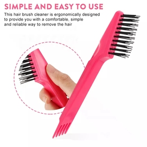 格洛韦专业双面塑料发梳清洁器工具发刷清洁器沙龙 - Product Image 3