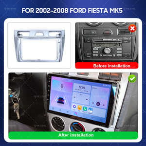 Cadre de navigation radio stéréo de voiture Android en gros pour FORD FIESTA MK5 2002-2008 9 pouces Auto CANBUS fils écran cadre de tableau de bord - Product Image 5