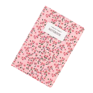 Agenda à motif fleurs a5 b5, nouveau carnet de notes en papier doux, ensemble de 4 couleurs mélangées, pour journal intime scolaire et promotion