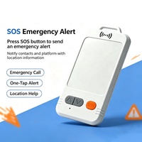 Traceur de carte d'identité 4G intelligent pour employés – Suivi des présences (enregistrement et déconnexion), alarme d'urgence SOS, lecture de l'historique des trajets pour les travailleurs sur le terrain