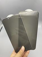 Protection d'écran anti-espion en verre trempé à colle intégrale 2.5D pour iPhone 17 16 15 14 Pro Max