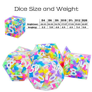 XinRong – dés polyédriques en résine, <span class=keywords><strong>jeu</strong></span> <span class=keywords><strong>de</strong></span> rôle, dés <span class=keywords><strong>donjons</strong></span> <span class=keywords><strong>et</strong></span> <span class=keywords><strong>dragons</strong></span> - Product Image 5