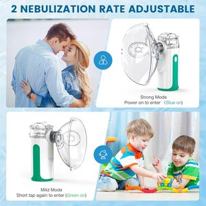 SFDA inhalateur silencieux nébuliseur Compact Machine nébuliseur médical Mini inhalateur Mdico nébuliseur Portable à ultrasons - Product Image 6