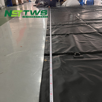 18OZ 24 X 27 Winddichte Wasserdichte LKW-Anhänger-Abdeckung Holzplane