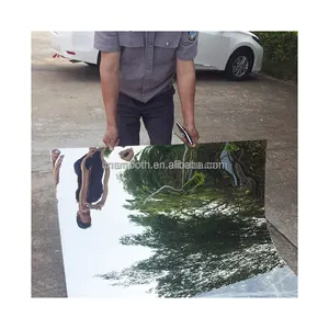 Karpet lorong pernikahan perak dekorasi lorong Mirrored