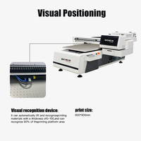 Impresora UV de Cama Plana Dowin A1 con Localización Visual CCD para Carcasas de Teléfono, Madera, Vidrio, Llaveros, Pelotas de Golf, Venta Directa de Fábrica