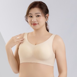<span class=keywords><strong>Ensemble</strong></span> de soutien-gorge sans couture de grande taille pour femmes Pousser les gros seins Lifting Anti-affaissement Minimizer pour les soutiens-gorge de levage anti-affaissement d'été pour - Product Image 5