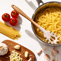 Fourchette à pâtes en silicone de qualité alimentaire OEM ODM, écumoire à spaghetti, cuillère à nouilles de cuisine, sans BPA, résistante à la chaleur