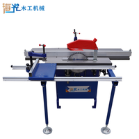 Machine à bois multifonction 10-en-1 avec alimentation par poussée, comprenant scie à table, dégauchisseuse, mortaiseuse, avec moteur 2.2KW, 220V/380V et table coulissante