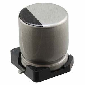 UWT0G152MNR1GS ซัพพลายเออร์ชิ้นส่วนอิเล็กทรอนิกส์แท้ ตัวเก็บประจุอลูมิเนียมอิเล็กโทรไลต์ 1500uF ±20% 4V แบบติดตั้งบนพื้นผิว - Product Image 1
