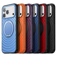 Étui magnétique pour iPhone 18 Pro Max avec béquille intégrée et miroir, coque antichoc pour iPhone 17 16 Pro Max LZ313
