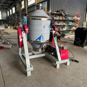 Mélangeur de poudre de noix de coco, petit mélangeur d'épices alimentaires, mélangeur de poudre de cacao, mélangeur à tambour pour poudre 50kg 100kg - Product Image 1