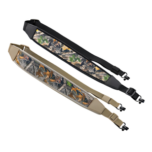 TYPHON Super Bretelle d'Épaule 2 Points Rembourrée en Polyester Durable avec Émerillon <span class=keywords><strong>Métallique</strong></span> Camouflage pour Équipement de Chasse - Product Image 1