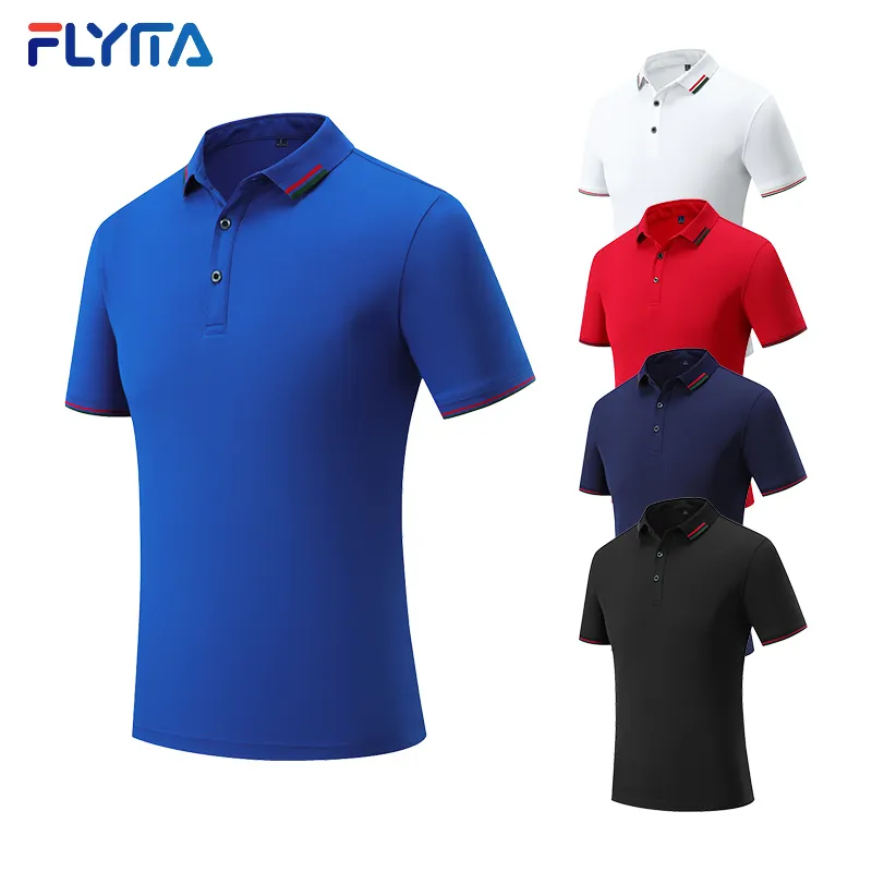 Camiseta listrada personalizada unissex, camiseta polo plus size camisas de polo dos homens plus