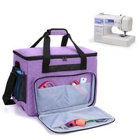 Sac de rangement pour machine à coudre familiale sac fourre-tout de voyage pour la plupart des machines à coudre standard et sac d'accessoires