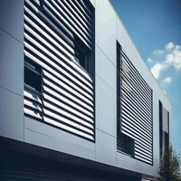 Lamelle en aluminium pour la ventilation et la transmission de la lumière des entrepôts