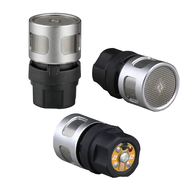 Professional Microphone Capsule with Metal Mesh Grill & Black Plastic Base High Sensitivity Audio Pickup for Mic Repair DIY