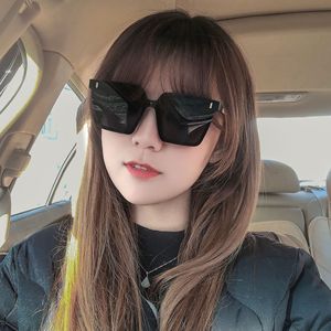 Gm Gafas de sol unisex de gran tamaño, montura de plástico, lentes de PC, protección Uv400, tipo 3, color rosa, para mujeres y hombres - Product Image 1