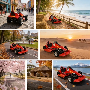 <span class=keywords><strong>Karting</strong></span> Eléctrico Premium de Venta Caliente, Nuevo Diseño, Durable, para Uso Comercial en Actividades de Alquiler - Product Image 6