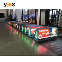 Yake couleur P2.5 voiture haut LED affichage P4 P5mm véhicule publicité affichage voiture publicité écran pour Taxi toit