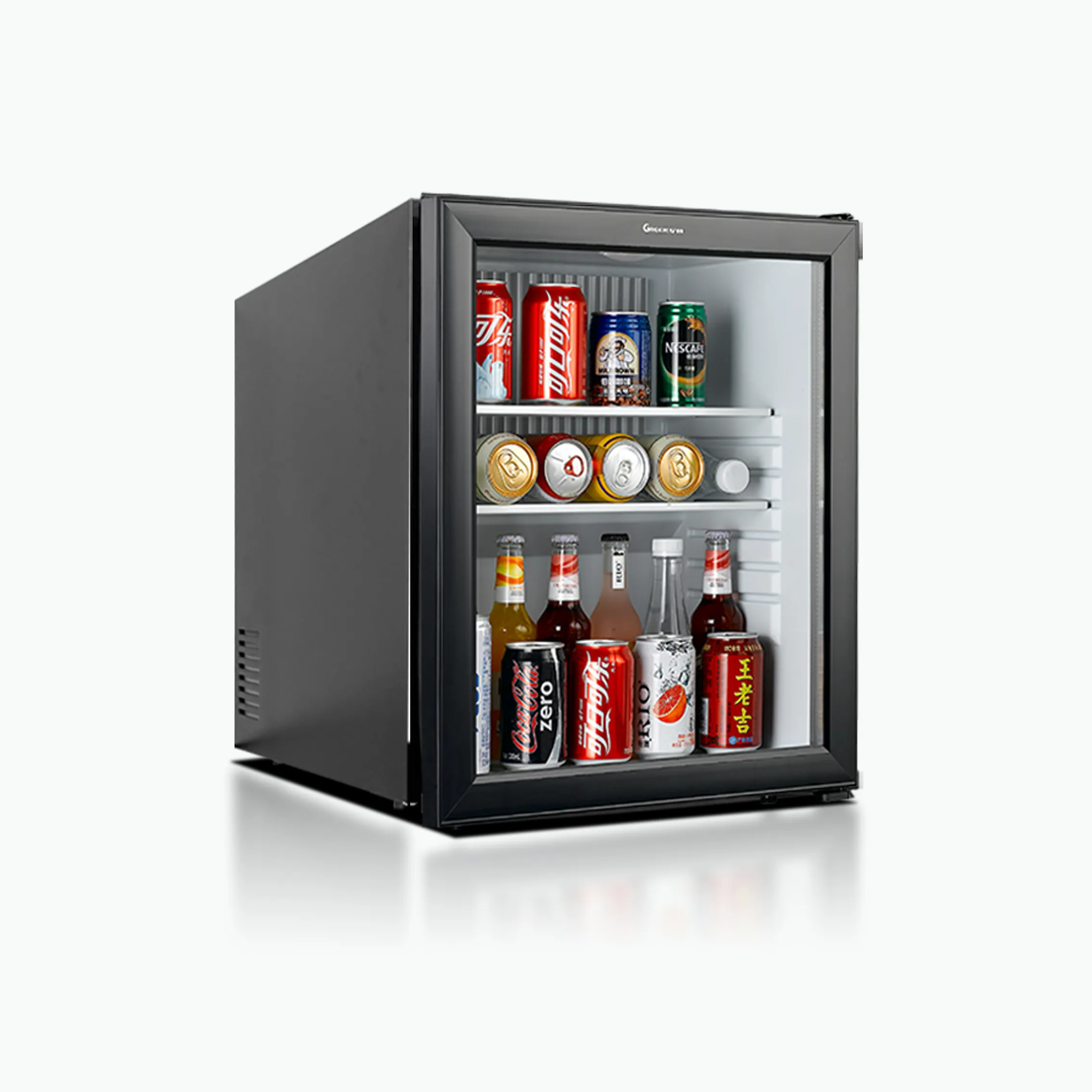 Mini Glass Door Display Fridge Mini Refrigerator min fridge