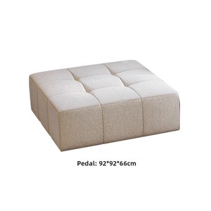 Juego de Sofás de Tela Comprimida al Vacío, Diseño Modular, Combinación Libre, Estilo Crema, Solución para Apartamentos Pequeños, Fácil de Transportar, Tipo Bloque de Tofu - Product Image 6