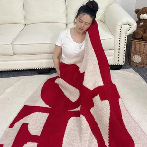 Mùa Đông Đan Chăn Tùy Chỉnh Kích Thước Lớn Sang Trọng Chất Lượng Leopard <span class=keywords><strong>Polyester</strong></span> <span class=keywords><strong>Micro</strong></span> Sợi Lông Sợi Đan Chăn - Product Image 4