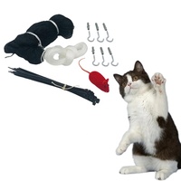 Kedi net güvenlik kafesi naylon köpek dikenli tel asılı kedi güvenlik ağı balkon için güvenlik