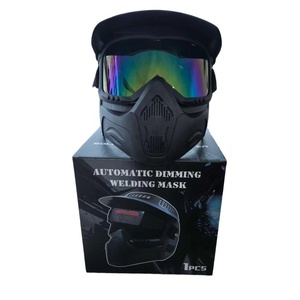 Máscara de Soldadura Eléctrica, Equipo de Protección Laboral para <span class=keywords><strong>Soldador</strong></span>, Nueva Máscara <span class=keywords><strong>Tipo</strong></span> Harley Colorida - Product Image 1