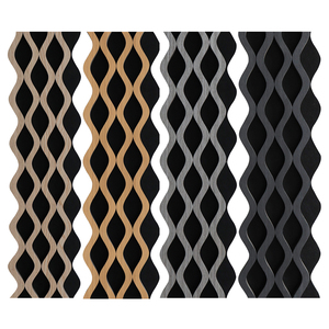 Panel Acústico Decorativo <span class=keywords><strong>de</strong></span> Pared Akupanel, Panel <span class=keywords><strong>de</strong></span> Fibra <span class=keywords><strong>de</strong></span> Poliéster MDF, <span class=keywords><strong>Placa</strong></span> Absorbente con Acabado <span class=keywords><strong>de</strong></span> Chapa <span class=keywords><strong>de</strong></span> PVC - Product Image 1