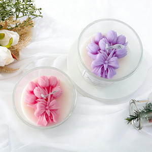 Bougie parfumée artisanale en forme de cœur de rose pour un cadeau de la Saint-Valentin - Product Image 4