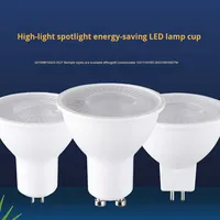 Projecteur moderne à LED MR16 Construction en aluminium revêtu de plastique Haute luminosité Économie d'énergie Dimmable IP20 Indice de faisceau 38 Angle de faisceau
