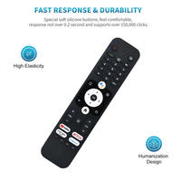 Télécommande vocale de remplacement RCU HTR-U31 RCU062 pour téléviseurs LED Haier séries H43K66UG Plus, H50K66UG, H55K66UG, H58K66UG