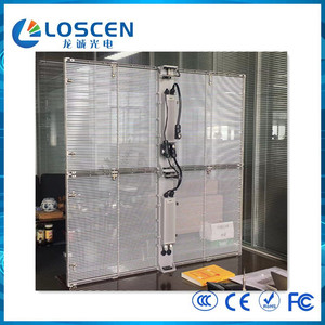 P3.91 Trong Nhà Rèm Cửa Sổ Kính Quảng Cáo Tv Panels Led Lưới Hiển Thị Màn Hình Led Trong Suốt - Product Image 6