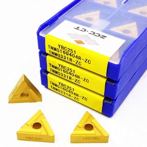 Usinage de haute précision TNMG160404R TNMG160404L TNMG160408R TNMG160408L TNMG1604 <span class=keywords><strong>ZC</strong></span> YBC251 ZCCCT Insert en carbure CNC - Product Image 1