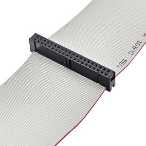 Cable de Extensión Personalizado IDC ATA de 40 Pines y 30 AWG, Conector IDE, Cable Plano Gris - Product Image 5