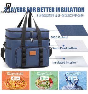 POWACORE Glacière d'extérieur de grande capacité Échantillon gratuit Isolation en feuille d'aluminium épaissie en gros pour le camping Froid Pack Fruit - Product Image 2