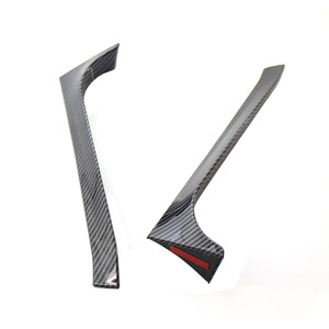Aileron latéral de fenêtre arrière Volkswagen Golf 6 GTI, déflecteur d'eau en plastique noir brillant, accessoire de modification automobile - Product Image 4
