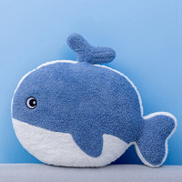 Vie marine baleine pingouin sceau pieuvre oreillers en peluche Kawaii peluche ushion Animal de mer peluche animaux en peluche oreillers en peluche