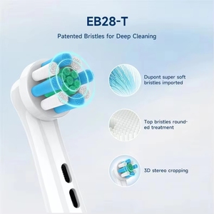 Cabezal de cepillo de dientes Baolijie EB28-T, recién llegado, personalizado, para una experiencia de limpieza profunda y cuidado de las encías. - Product Image 1