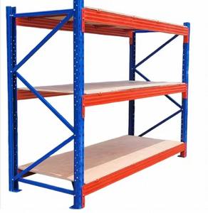 Étagère de rangement murale réglable en métal à 3 niveaux bleue - Product Image 1