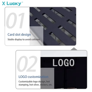 流行风格人造石柜台展示台便携式服装展示架圆形平板大理石石材展示架 - Product Image 3